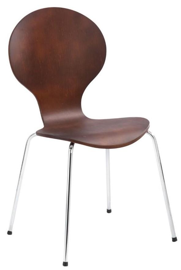 Eleanor Side Chair 4 Leg Frame - Wenge – Restaurant Furniture Store