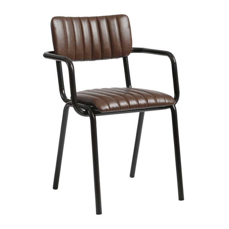 Stacey Stacking Armchair - Brown - main image