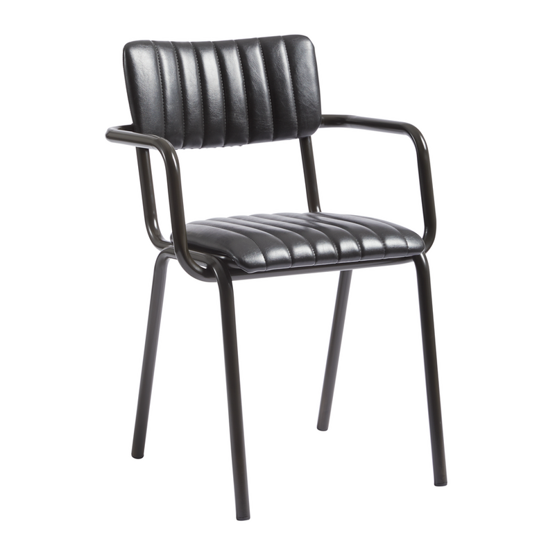 Stacey Stacking Armchair - Black - main image