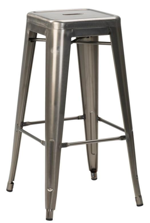 Poppy High Stool (Gun Metal Grey) - main image