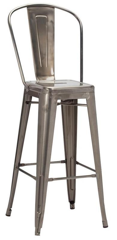 Poppy Highchair with Back Section (Gun Metal Grey) - main image