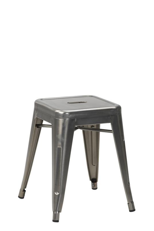 Poppy Low Stool (Gun Metal Grey) - main image