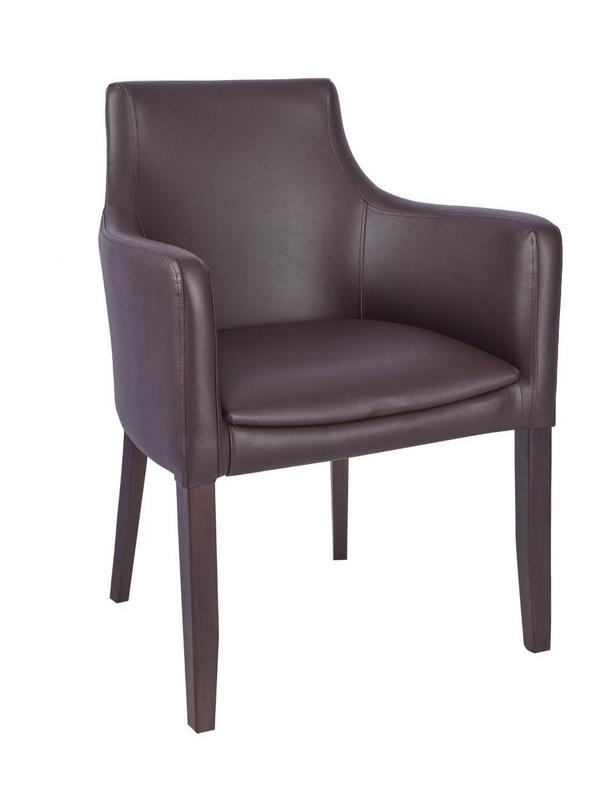 Sienna Armchair - Dark Brown / Walnut - main image