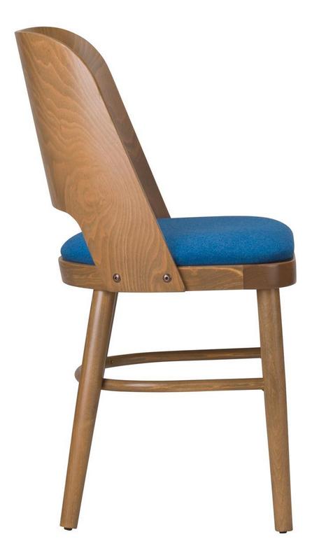 Gina Side Chair - Veneer Back / Upholstered Seat - main image