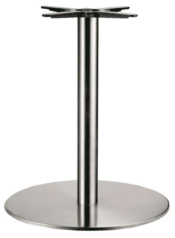 Flat Stainless Large Round Base - Stainless - main image