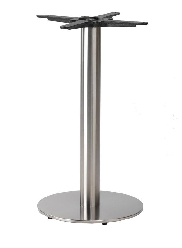 Flat Stainless Small Round Base - Stainless - main image