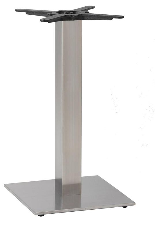 Flat Stainless Small Square Base - Stainless - main image