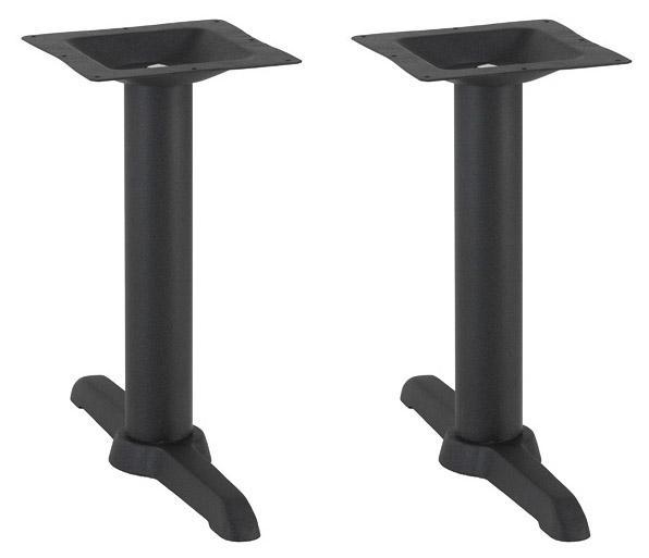 Cross Twin Table Base - Black - main image