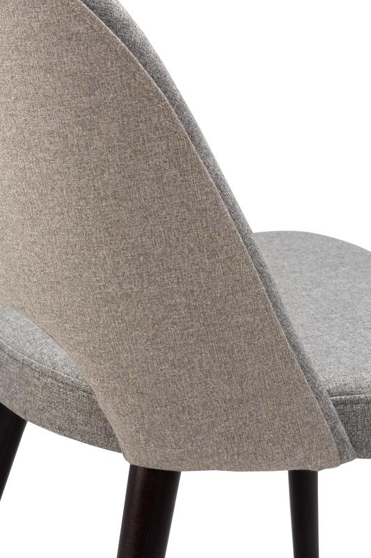 Lottie CO Side Chair - Pebble / Zinc - Wenge - main image