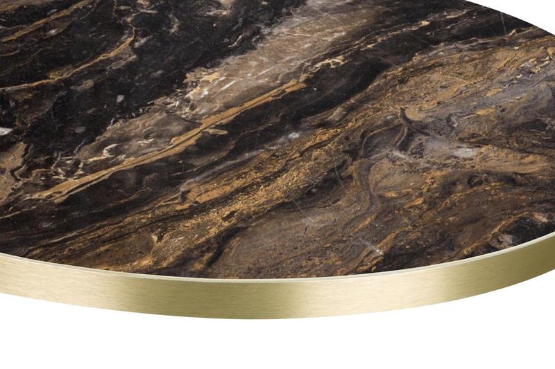 Formica Marbled Cappuccino F9482 / Gold ABS Edge  - main image