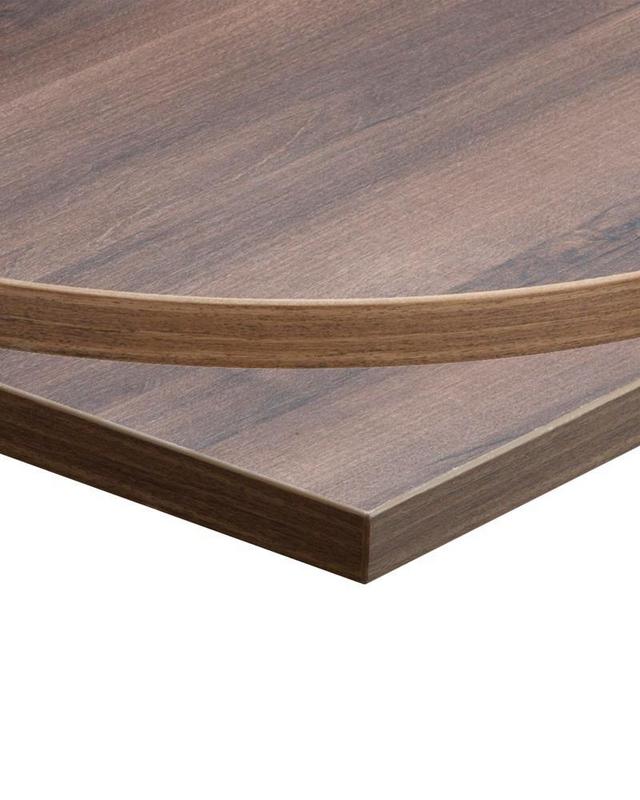 1200mm x 700mm , Tobacco Pacific Walnut/ Matching ABS, Cross Twin (Dining Height) - main image