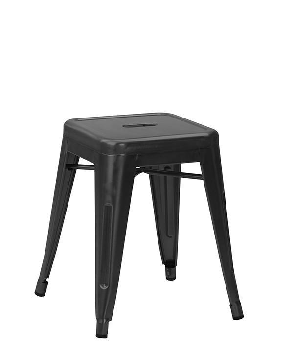 Poppy Low Stool (Matt Black) - main image