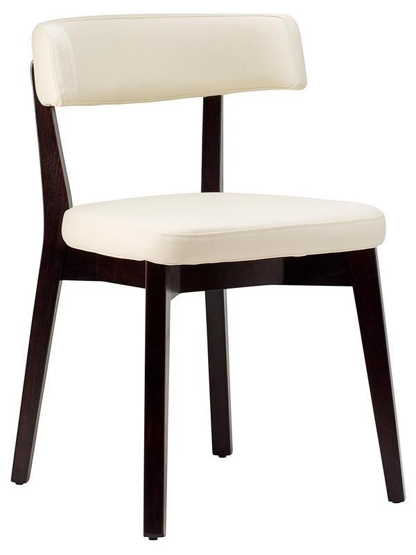 Sara Side Chair - Faux Leather With Wenge Frame - main image