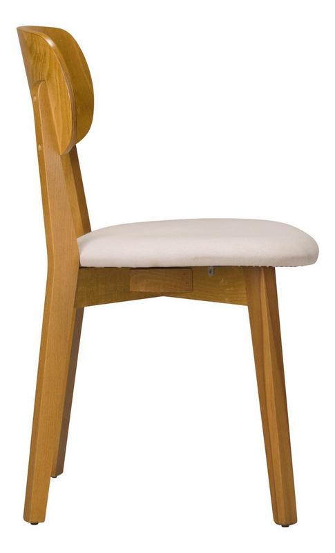 Lorenzo Side Chair - Veneer Back / Upholstered Seat - main image