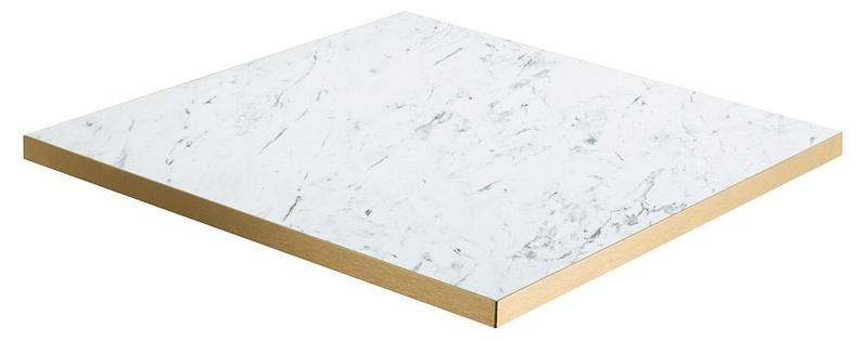 Egger F204 ST9 White Carrara Marble / Gold ABS - main image