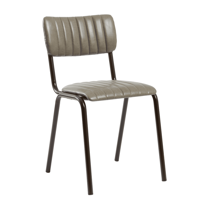 Stacey Stacking Side Chair - Grey - main image