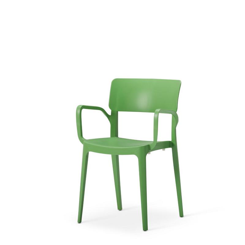 Viv Polpropylene Chair - Armchair - Avocado - main image