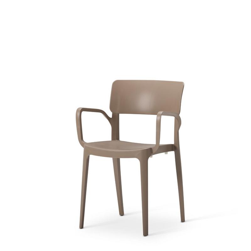 Viv Polpropylene Chair - Armchair - Jute - main image