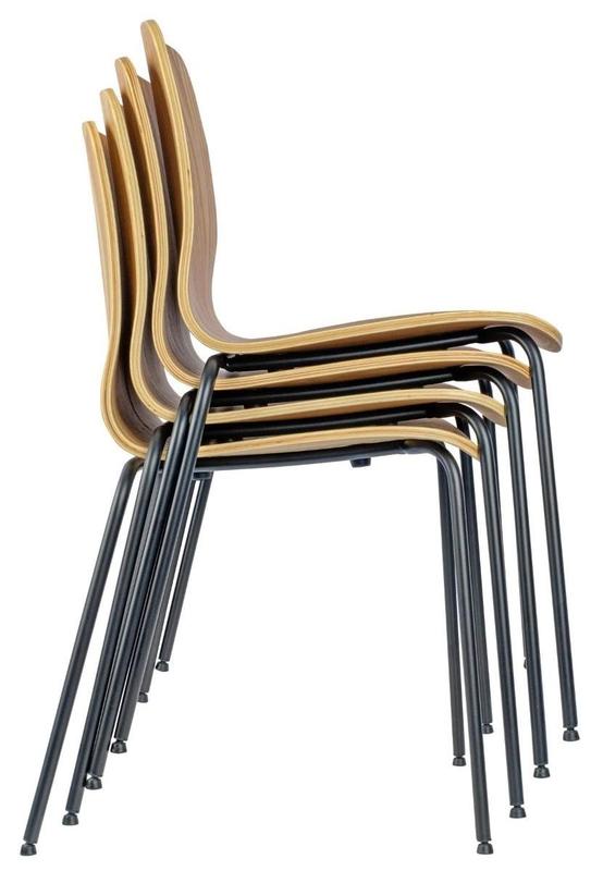 Ellie Side Chair Black - 4 Leg - main image