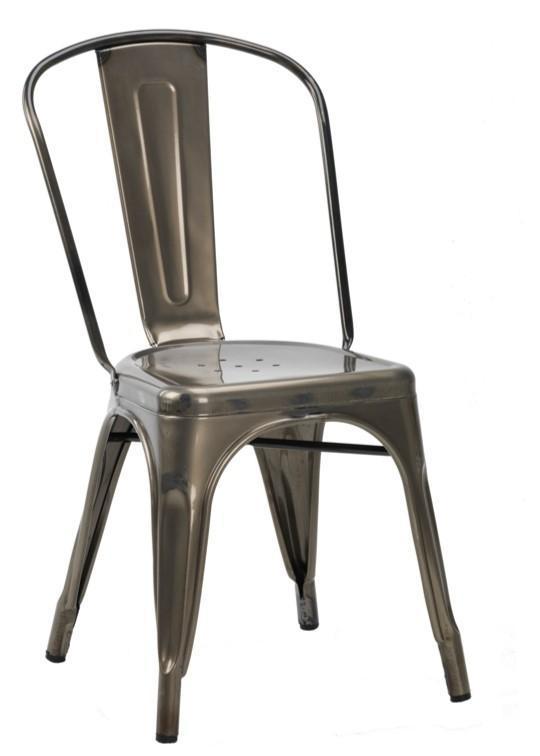 Poppy Side Chair (Gun Metal Grey) - main image