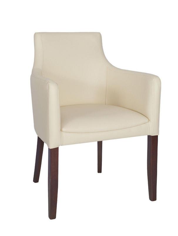 Sienna Armchair - Ivory / Walnut - main image