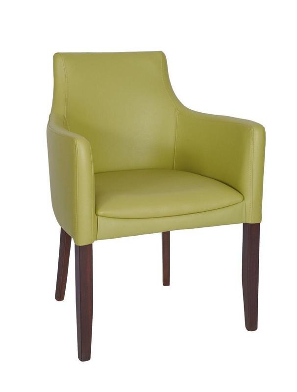 Sienna Armchair - Lime Green / Walnut - main image