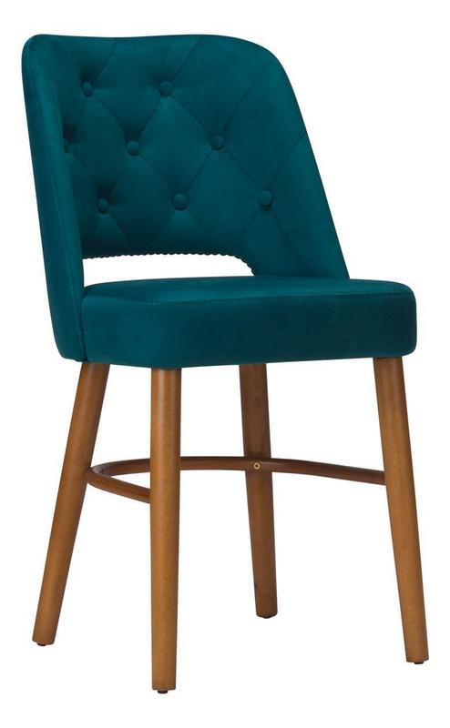 Francesca Side Chair - Float Button -Fully Upholstered - main image