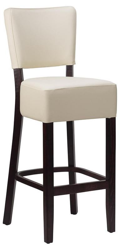 Charlie High Chair - Faux Leather With Wenge Frame - main image