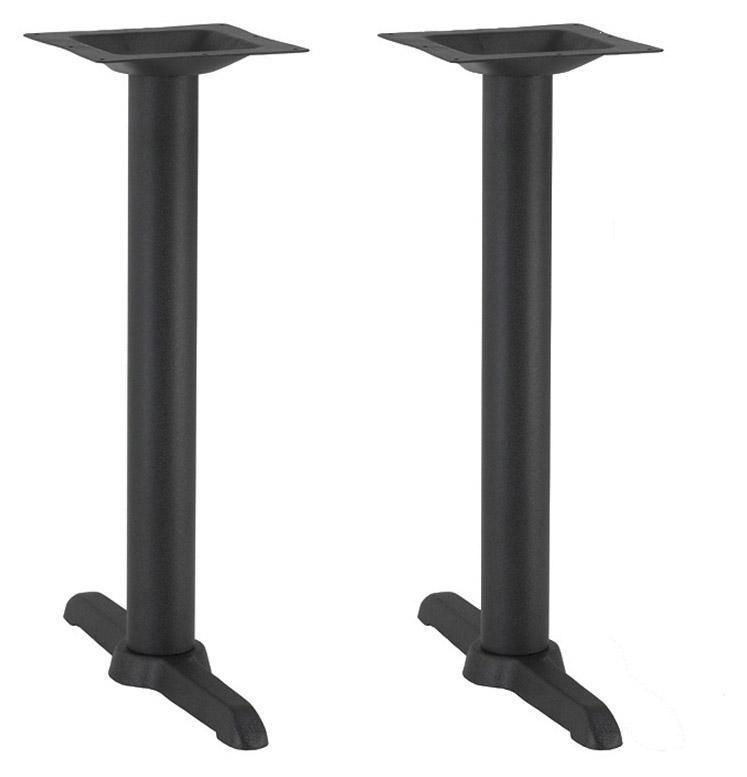 Cross Twin Table Base - Black - main image