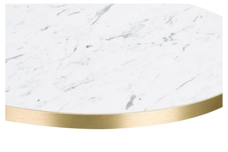 Egger F204 ST9 White Carrara Marble / Gold ABS - main image