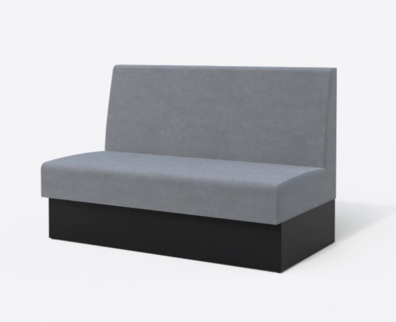 1600mm Plain Back Banquette Seating - main image