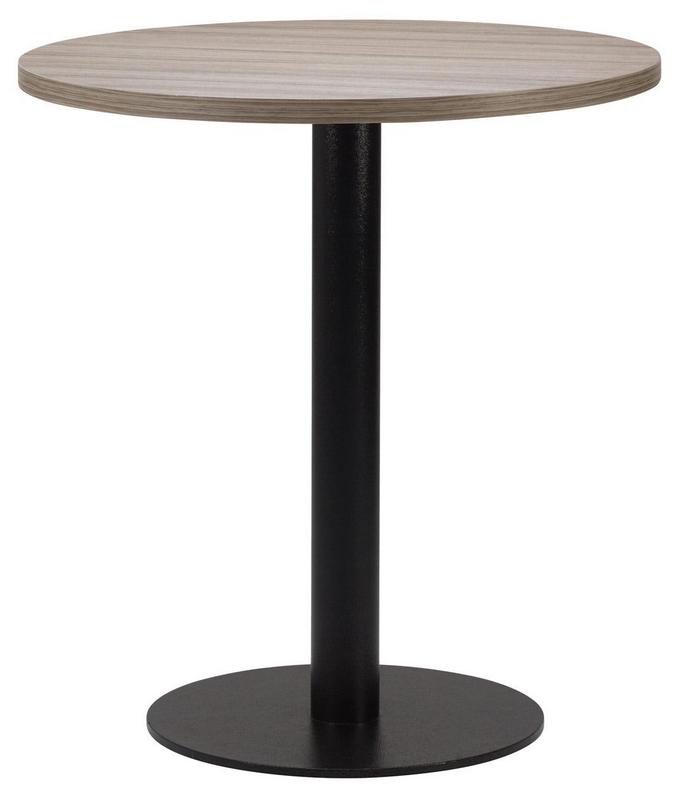 Round , Shorewood/ Matching ABS, Flat Black Round (Dining Height) - main image