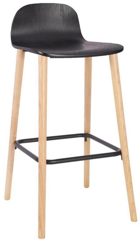 Ellie High Stool (Wood Legs Lacq) - main image