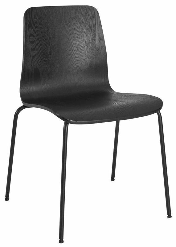 Ellie Side Chair Black - 4 Leg - main image