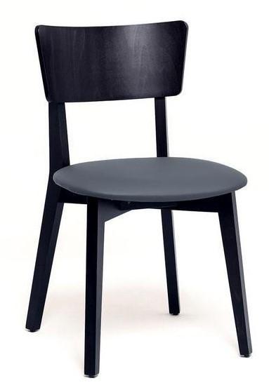 Matteo Side Chair - Veneer Back / Upholstered Seat - main image