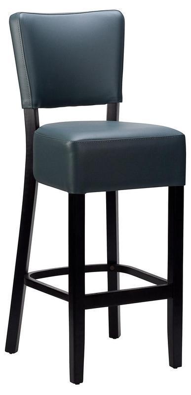 Charlie High Chair - Faux Leather With Black Frame - main image