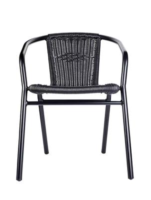 Black Wicker Armchair - thumbnail image 3