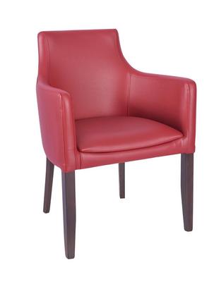 Sienna Armchair - Wine / Walnut