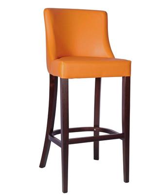 Sienna Highstool - Ochre Brown / Walnut