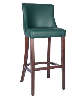 Sienna Highstool - Moss Green / Walnut