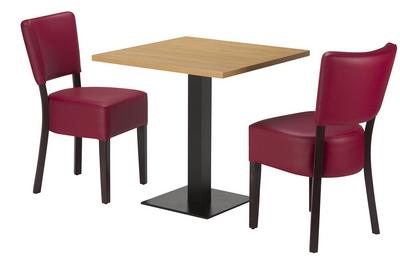 Charlie Chair / Table Top / Flat Black Table Base - thumbnail image 6