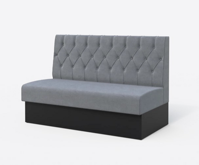 1800mm Deep Button Back Banquette Seating