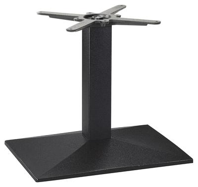 Pyramid  Single Rectangular Table Base - Black - thumbnail image 2