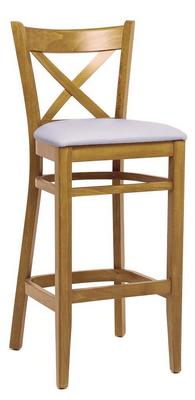 Marco  Highchair - Veneer / Upholstered Seat (Also available in full Veneer) 