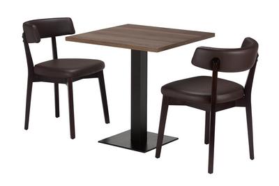 Sara Chair / Table Top / Flat Black Table Base  (DH) - thumbnail image 4