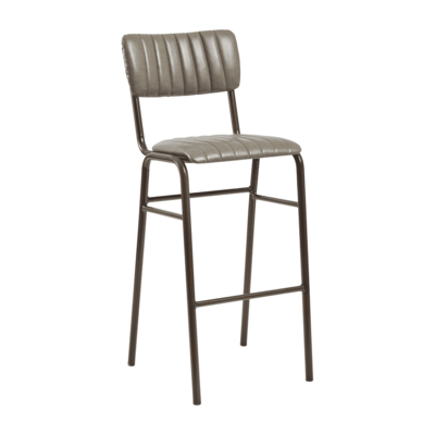 Stacey Stacking Bar Stool - Grey