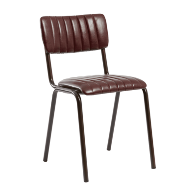 Stacey Stacking Side Chair - Red