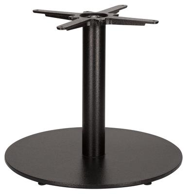 Flat Black Large Round Table Base - Black) - thumbnail image 2