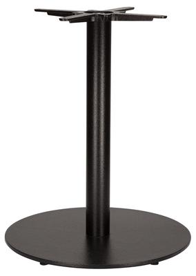 Flat Black Large Round Table Base - Black) - thumbnail image 1