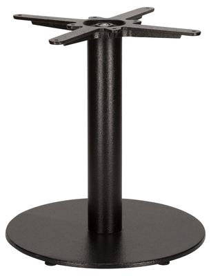 Flat Black Small Round Table Base - Black - thumbnail image 2